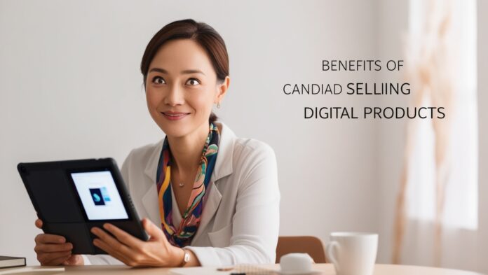 a women tell us benifits of digital products