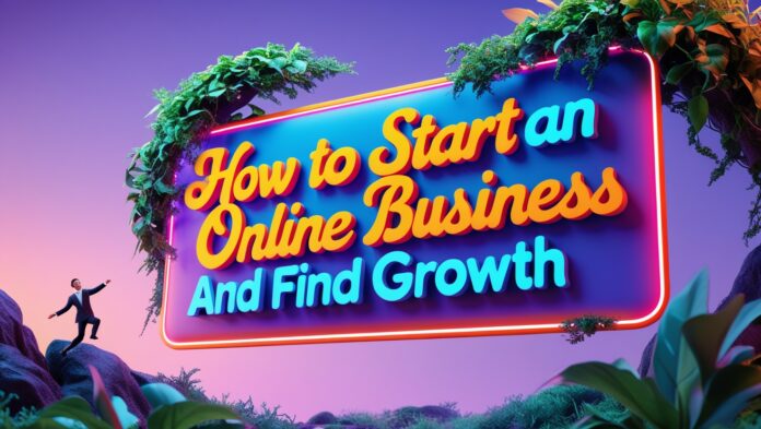 how to start an online business and find growth