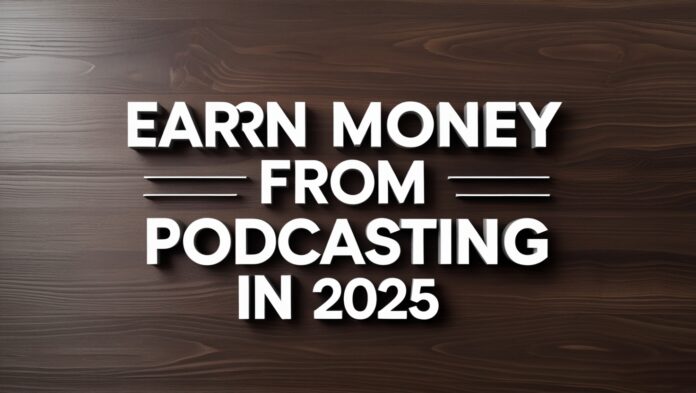 Earn money from podcasting in j2025