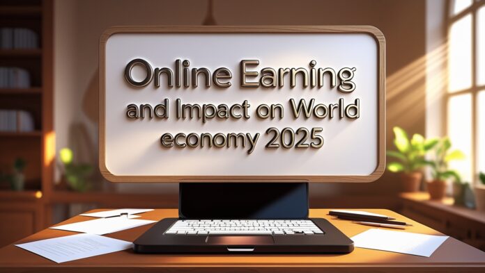 ONLINE EARNING AND  IMPACT ON WORLD ECONOMY  2025