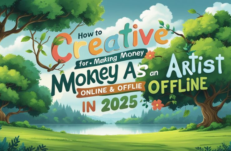 How to Creative ideas for making money as an artist online & offline in 20
