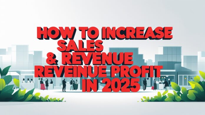 How to increase sales & revenue profit in 2025