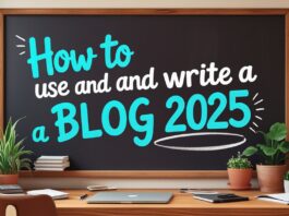 How to use and write a blog writing 2025