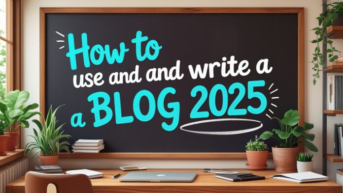 How to use and write a blog writing 2025