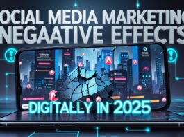 Social Media Marketing Negative Effects for digitally in