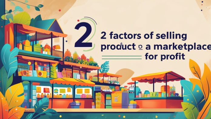 2 Factors of selling products on a marketplace for p